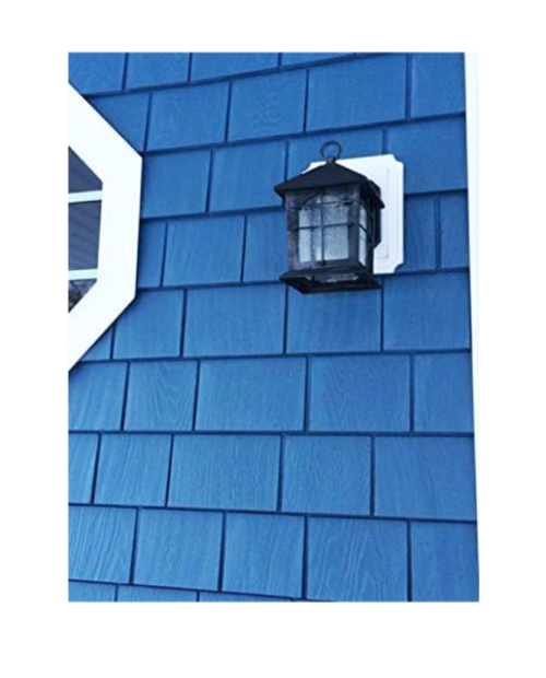 Home Decorators Brimfield 12.75 in. Aged Iron 1-Light Outdoor Wall Sconce