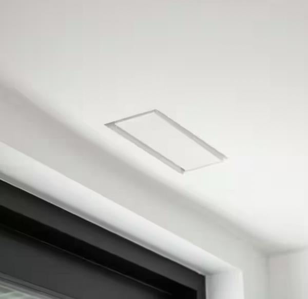 Aria Lite 10 in. X 6 in. White Flush Mount Wall or Ceiling Vent