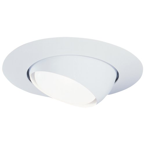 Halo Gloss White 6 in. W Aluminum Eyeball Trim