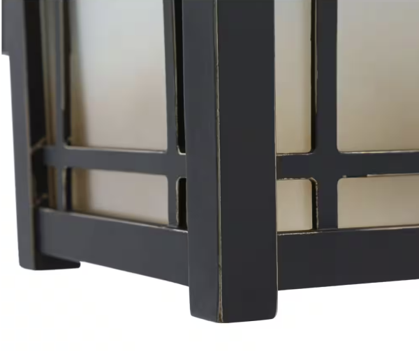 Port Oxford 13.12 in. 1-Light Oil Rubbed Chestnut Outdoor Wall Lantern Sconce