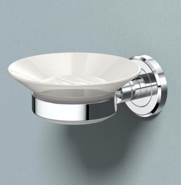 Latitude II Soap Dish Holder in Chrome
