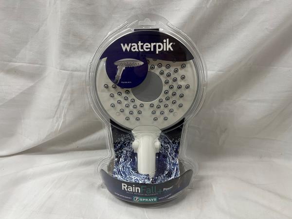 2-Spray 7.8 in. Single Wall Mount Fixed Rain Shower Head in White