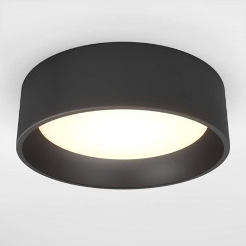 Artika Alton Ceiling Light 1 Light Integrated LED CCT Flush Mount Black