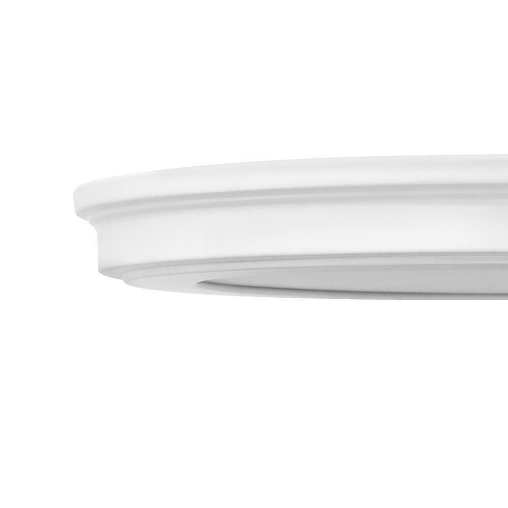 Commercial Electric 13 in. White Selectable LED Flush Mount JJU3011L-2/WHT