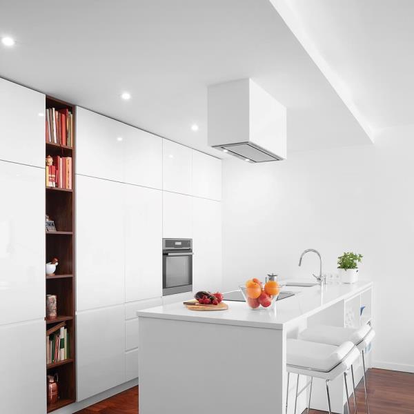 DALS Lighting Gimbal LED Recessed Light - Color: White - Size: 3 " - LEDDOWNG3-CC-WH