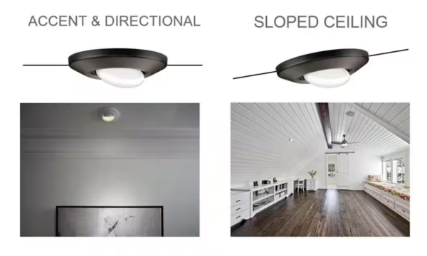 Progress Lighting Intrinsic Collection 7” White Flush Mount LED Adjustable Eyeball