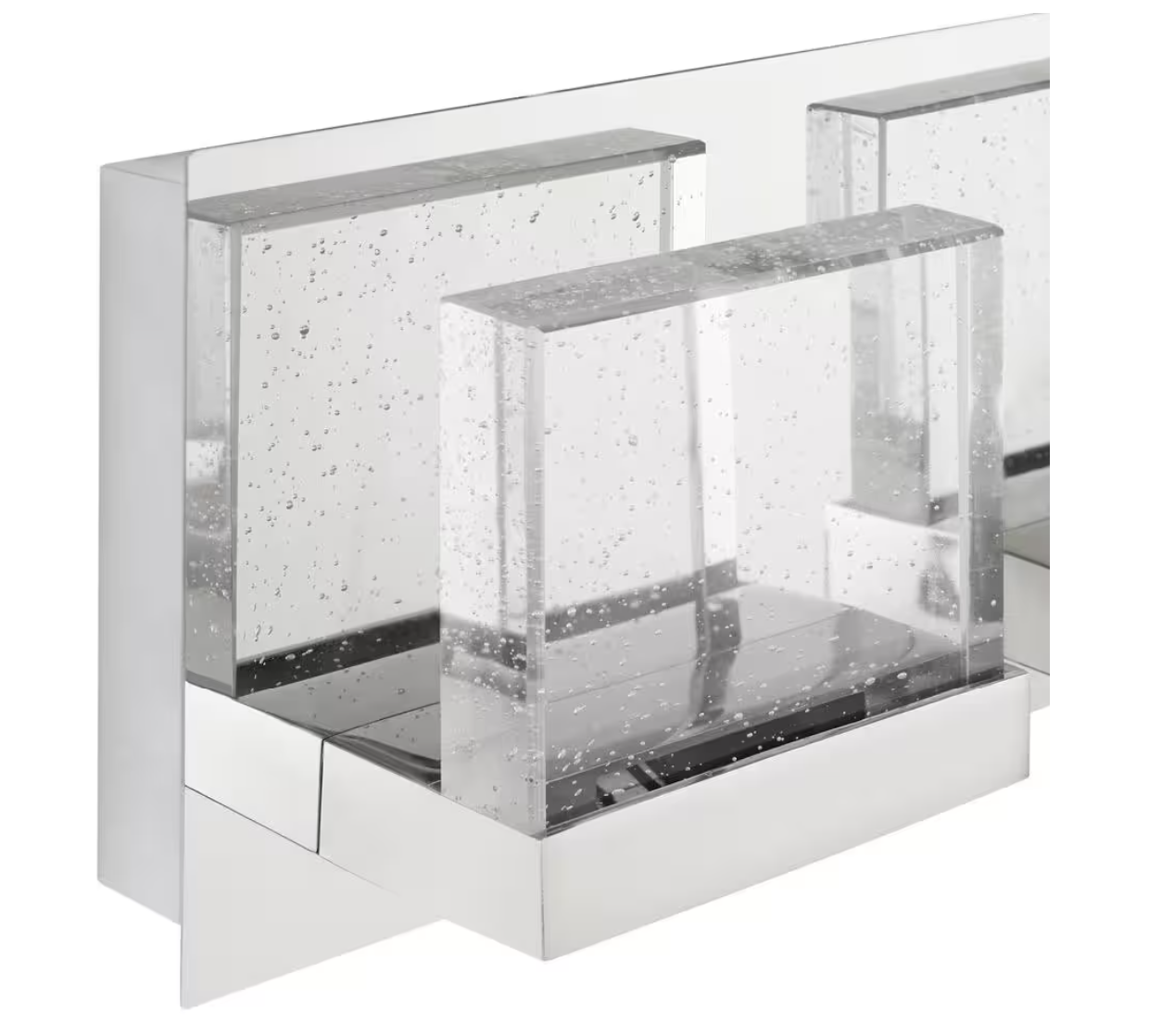 Home Decorators Collection Alberson 3-Light Integrated LED Chrome Bathroom Vanity Light