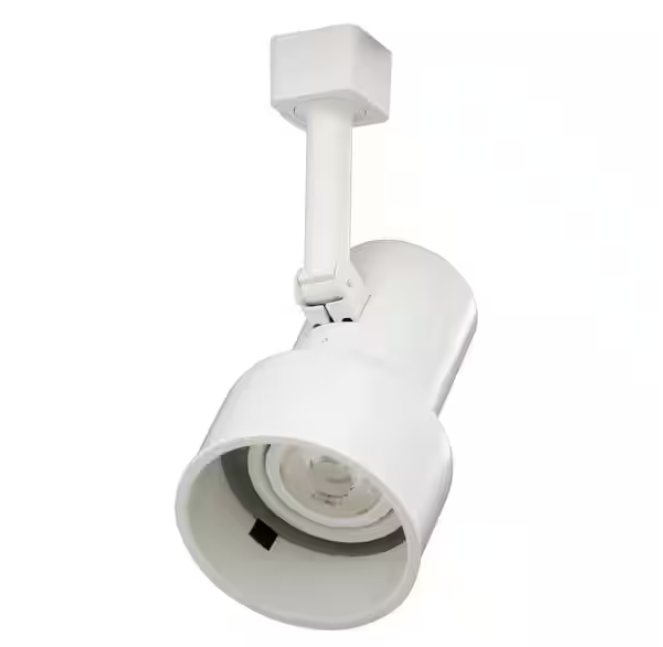 Juno Trac-Lites Step-Cylinder White Track Lighting with White Baffle