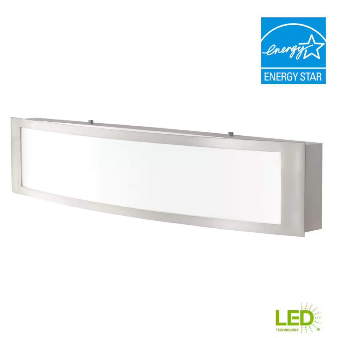 Woodbury 24.5 in. Brushed Nickel Linear LED Vanity Light Bar