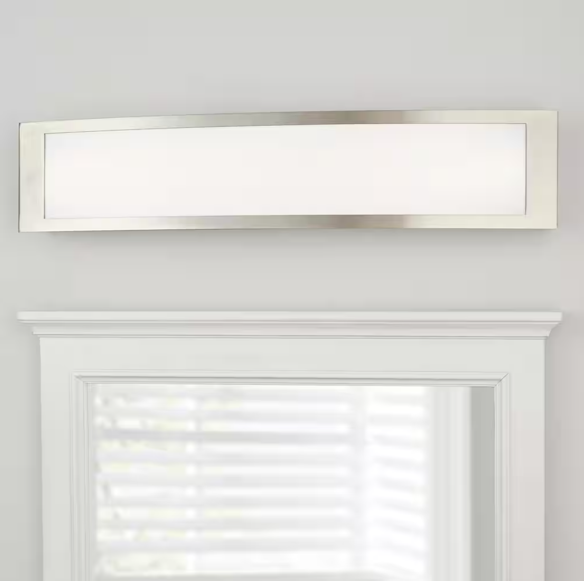 Woodbury 24.5 in. Brushed Nickel Linear LED Vanity Light Bar
