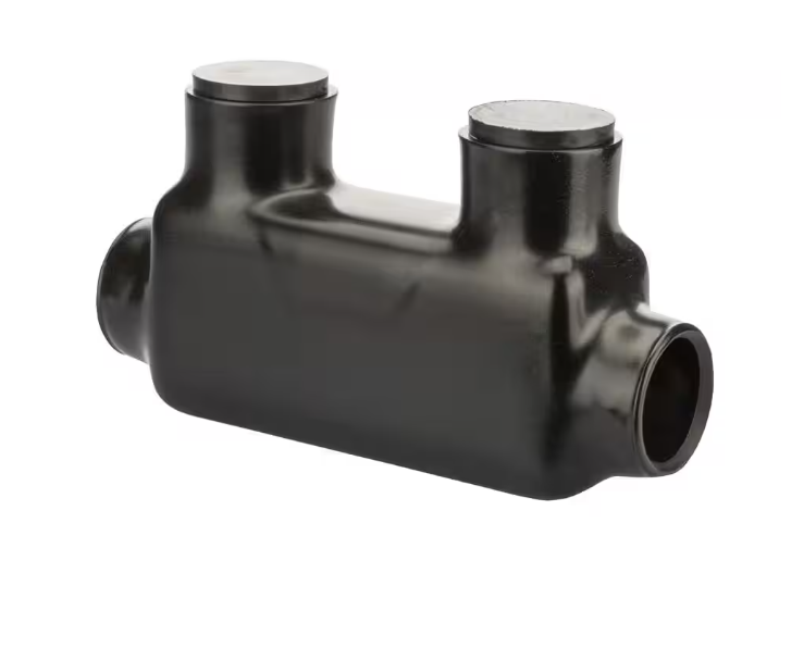 Polaris 500 MCM - 4 AWG Bagged Insulated in-Line Splice Black
