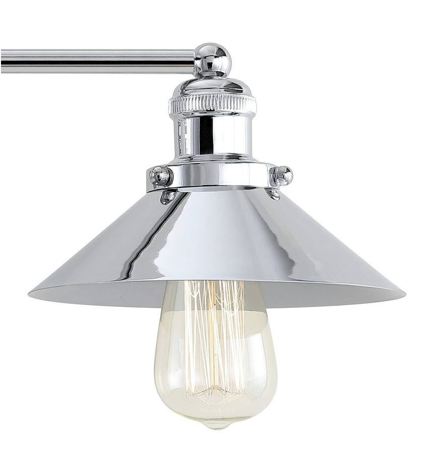 JONATHAN Y June 17.5 in. 2-Light Metal Chrome Vanity Light