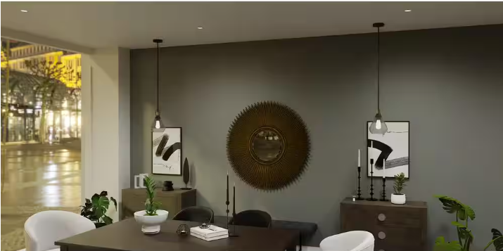 Quoizel Singh 1-Light Matte Black Shaded Mini Pendant Light