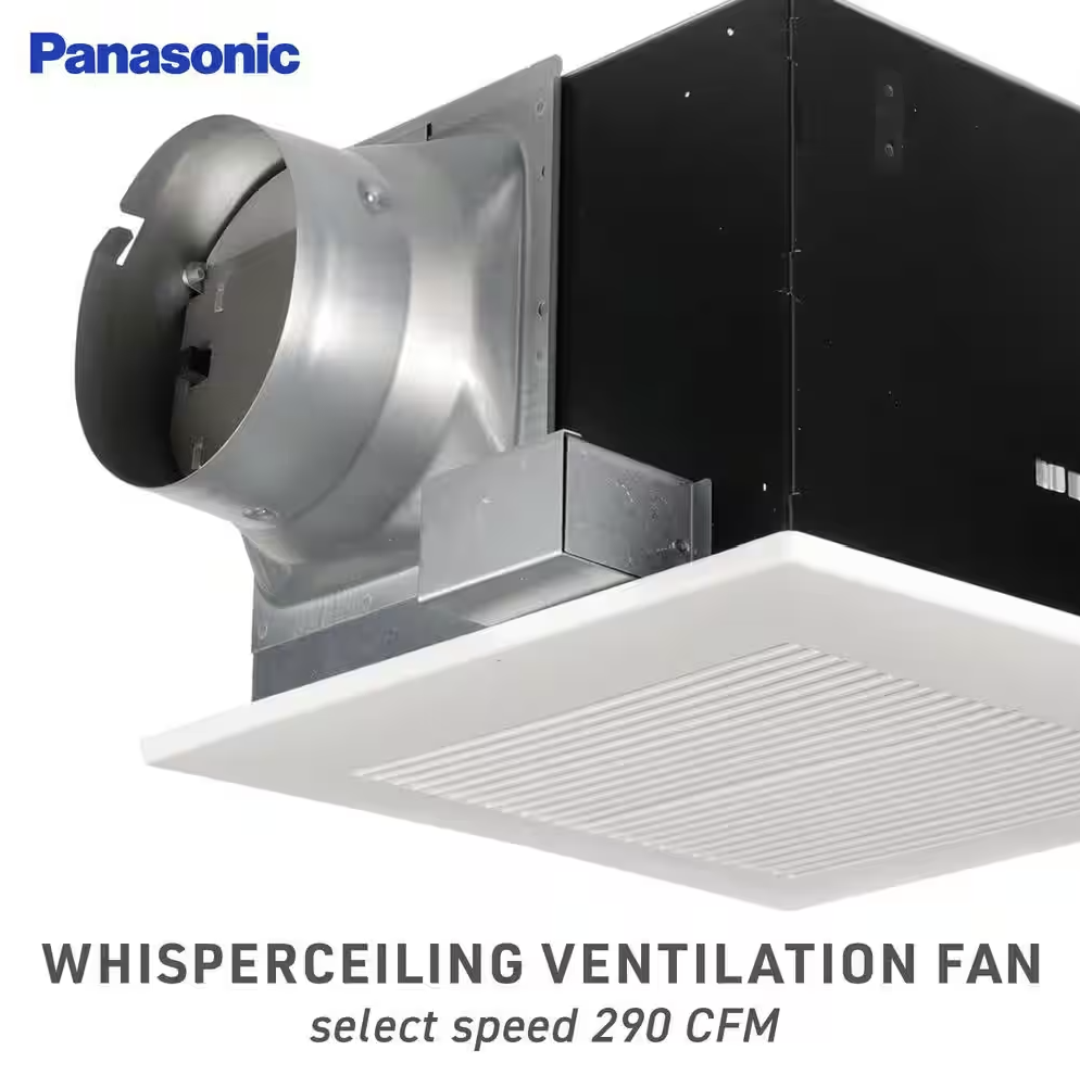 Panasonic FV-30VQ3 WhisperCeiling Ventilation Fan Quiet Air Flow Long Lasting Easy to Install