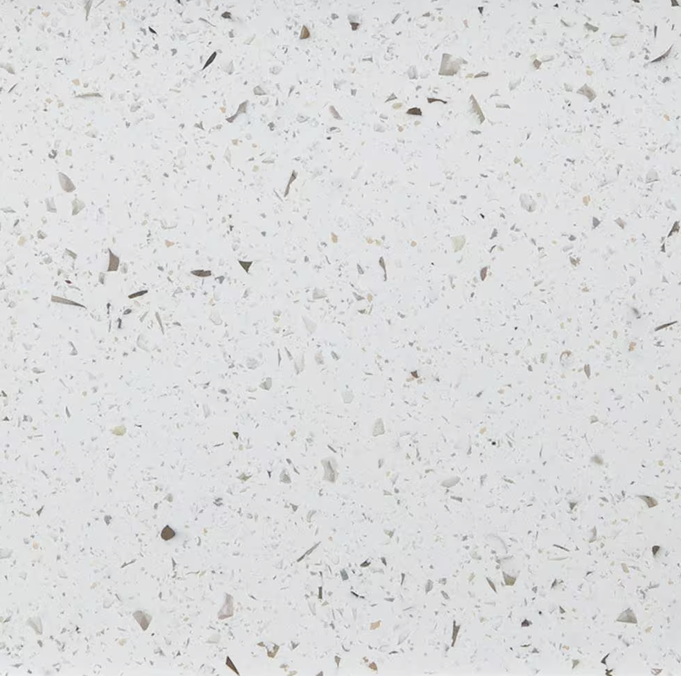 24.5 in. W Solid Surface Resin Vanity Backsplash in Arctic