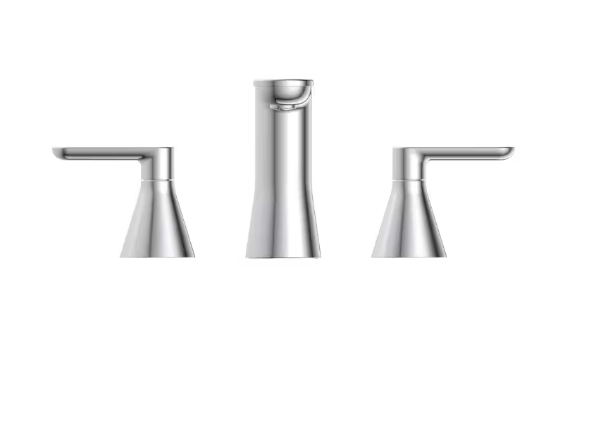 Glacier Bay Chianti 8 in. Widespread 2-Handle Bathroom Faucet in Chrome