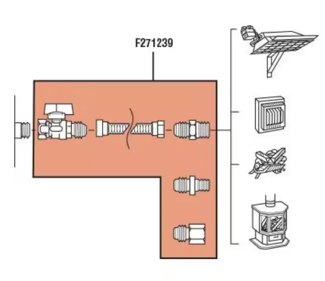 Mr. Heater One Stop Universal Gas Appliance Hook-up Kit