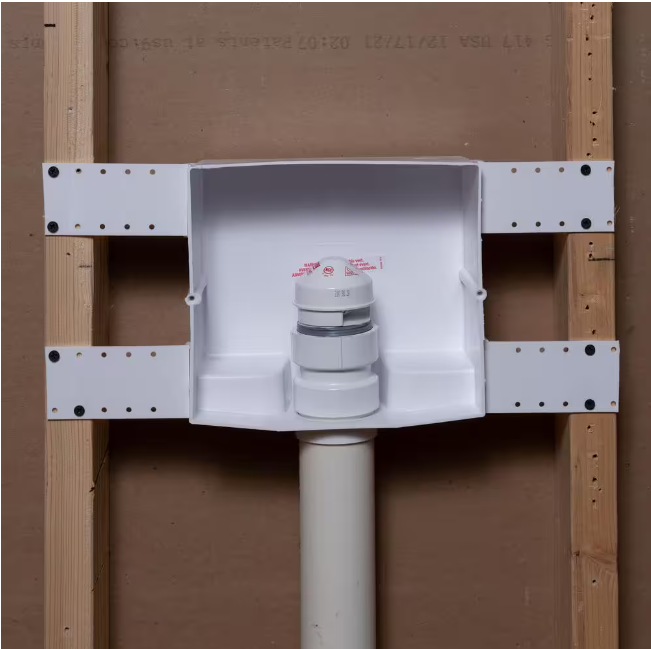Oatey Sure-Vent Air Admittance Valve Wall Box with Metal Vent Cover
