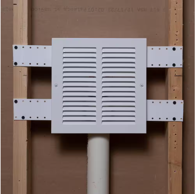 Oatey Sure-Vent Air Admittance Valve Wall Box with Metal Vent Cover