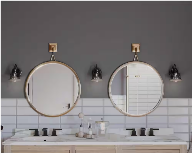 Progress Lighting Tilley Collection 1-Light Antique Bronze Coastal Bath Vanity Light