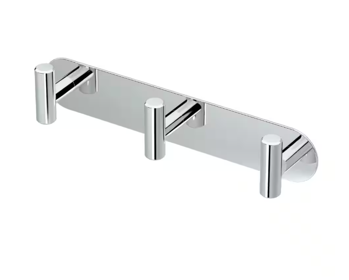 Gatco Latitude II All Modern Decor Triple Robe Hook in Chrome