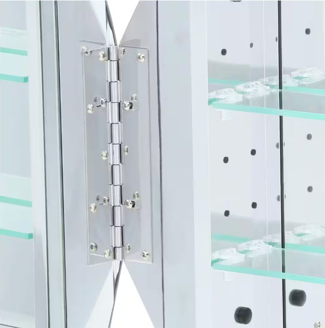Pegasus 24 in. W x 29 in. H Oval Medicine Cabinet with Mirror