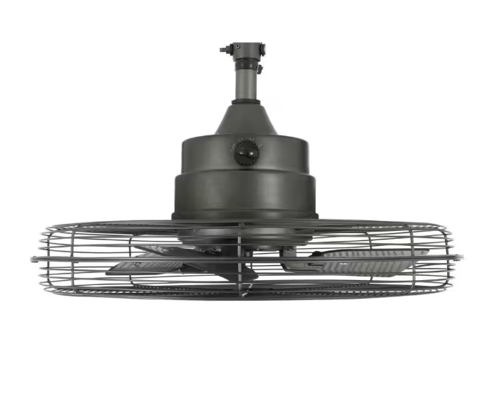 Home Decorators Collection Calthorpe 20 in. Indoor/Outdoor Wet Rated Portable Natural Iron Ceiling Fan