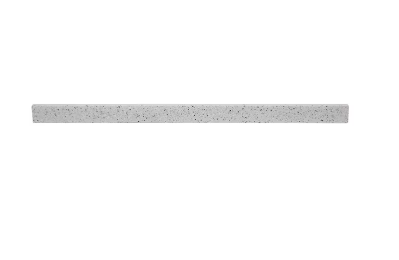 Home Decorators Collection 36.5" W Cultured Marble Vanity Backsplash in Silver Ash