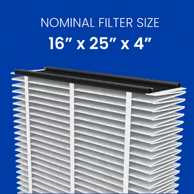 AprilAire 410 16 in. x 25 in. x 4 in. MERV 11 FPR 12 Pleated Filter For Air Cleaner Models 1410/1610/2410/2416/3410/4400 (1-Pack)