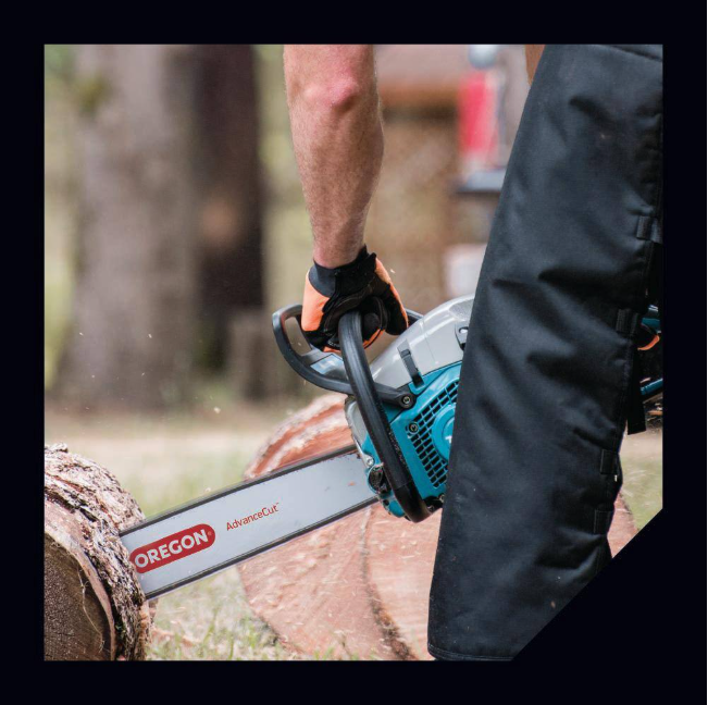 Oregon Protective Orange and Black Chainsaw Gloves
