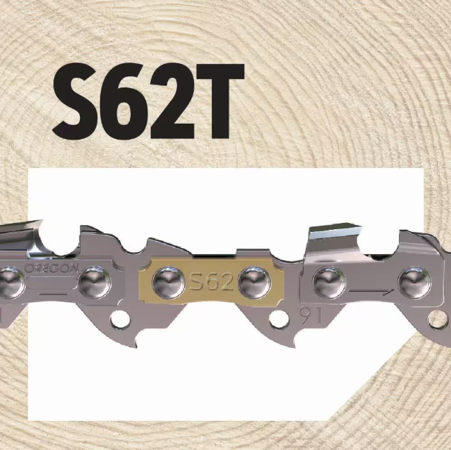Oregon S62 Chainsaw Chain for 18 in. Bar, Fits Husqvarna, Echo, Poulan, Craftsman, Homelite and More (2-Pack)