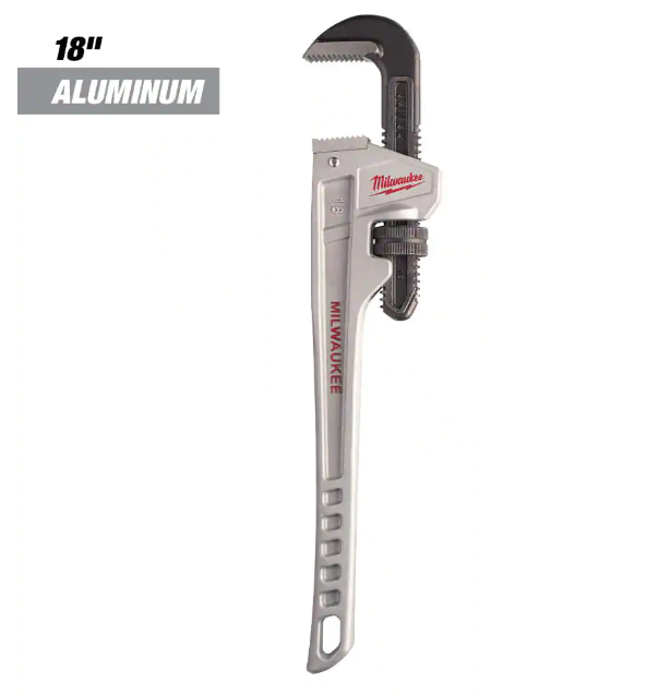 Milwaukee 18 in. Aluminum Pipe Wrench