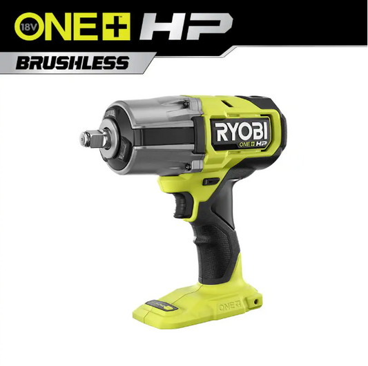 RYOBI ONE+ HP 18V Brushless Cordless 4-Mode 1/2 in. High Torque Impact Wrench (Tool Only)