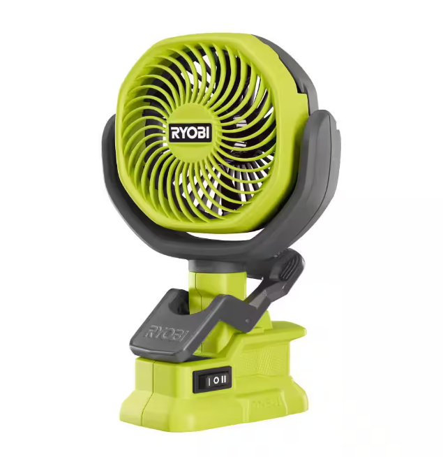 RYOBI ONE+ 18V Cordless 4 in. Clamp Fan (Tool Only)
