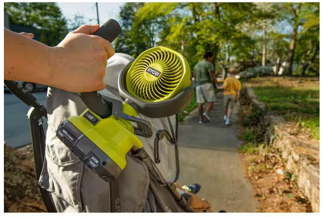 RYOBI ONE+ 18V Cordless 4 in. Clamp Fan (Tool Only)