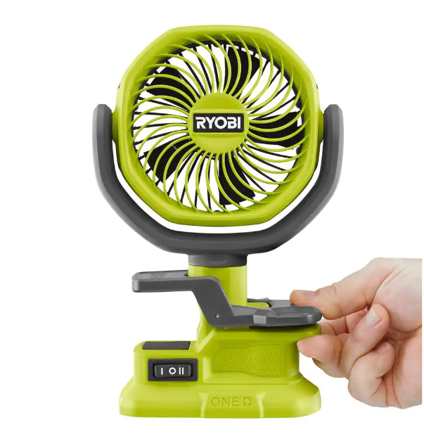 RYOBI ONE+ 18V Cordless 4 in. Clamp Fan (Tool Only)