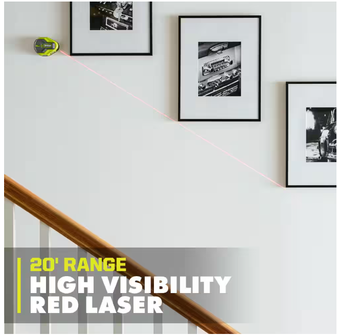 RYOBI 20' AirGrip Laser Level