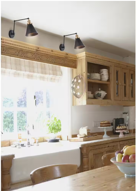JONATHAN Y Rover 7 in. Black Adjustable Arm Metal LED Wall Sconce