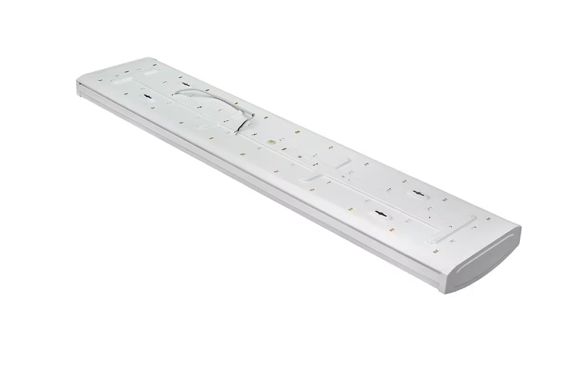Commercial Electric 4 ft. 5200 Lumens LED Wraparound Light Garage Light Shop Light Office Warehouse Lighting 120-277v 4000K Bright White
