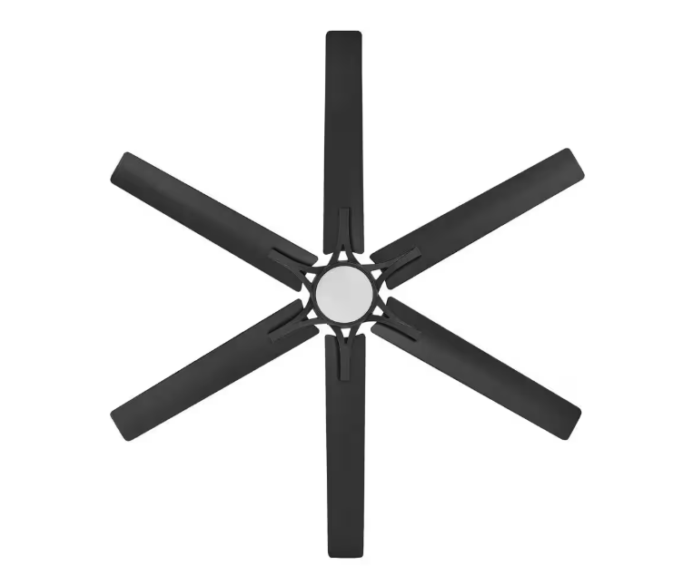 Home Decorators Collection Kensgrove II 60 in. Smart Indoor/Outdoor Matte Black Ceiling Fan with Remote Included Powered by Hubspace