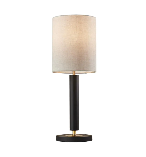 Adesso Hollywood 27 in. Black Table Lamp