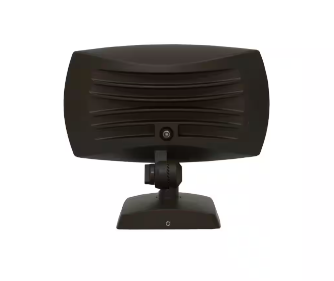 Commercial Electric 550W Equivalent Integrated LED Bronze Outdoor Wall/Flood Light, 8000 Lumens
