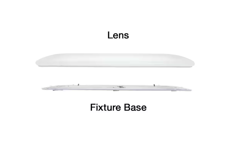 Commercial Electric 48 in. x 18 in. Low Profile LED Flush Mount Rectangular Light Fixture 5500 Lumens 3000K 4000K 5000K Kitchen Lighting