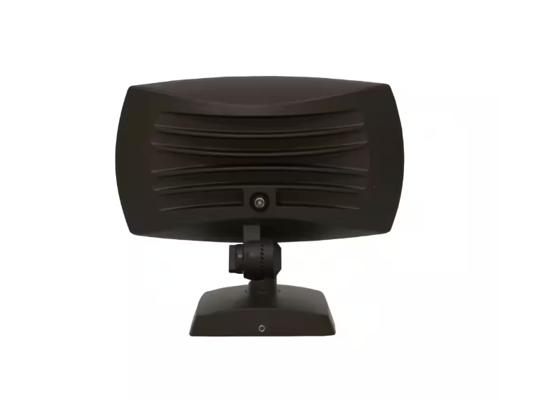 Commercial Electric 350W Equivalent Integrated LED Bronze Outdoor Residential Wall/Flood Light, 5000 Lumens
