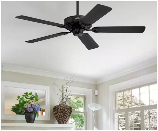 Westinghouse Contractor's Choice 52 in. Indoor Black Ceiling Fan