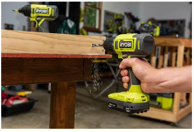 RYOBI ONE+ 18V Cordless 1/2 in. Drill/Driver (Tool Only) NO BOX