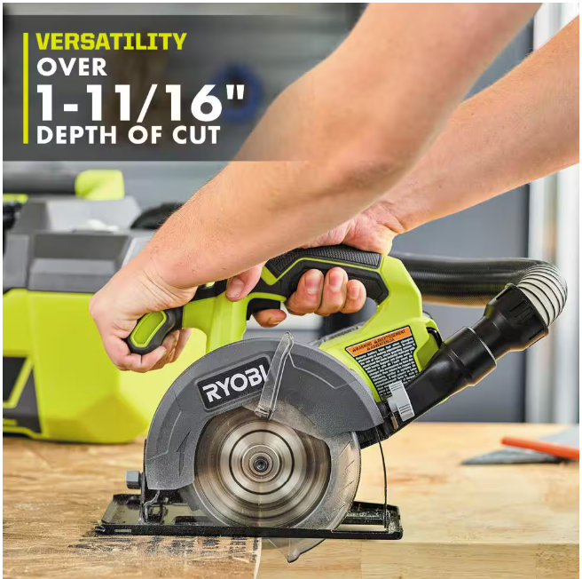 RYOBI ONE+ 18V Cordless 5 1/2 in. Circular Saw (Tool Only) NO BOX