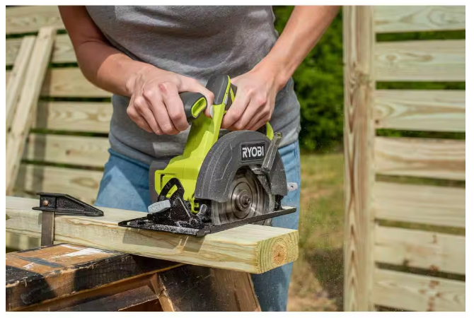 RYOBI ONE+ 18V Cordless 5 1/2 in. Circular Saw (Tool Only) NO BOX