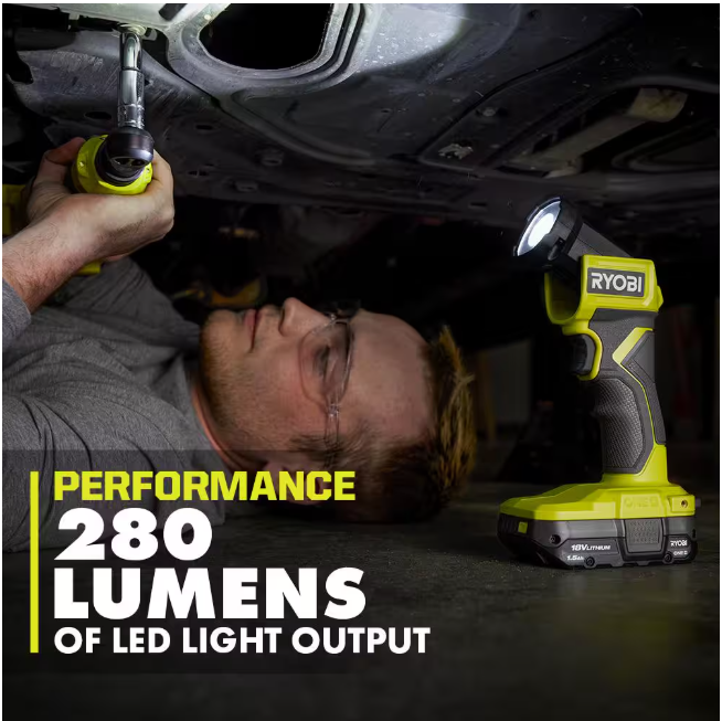 RYOBI ONE+ 18V Cordless LED Light (Tool Only) NO BOX