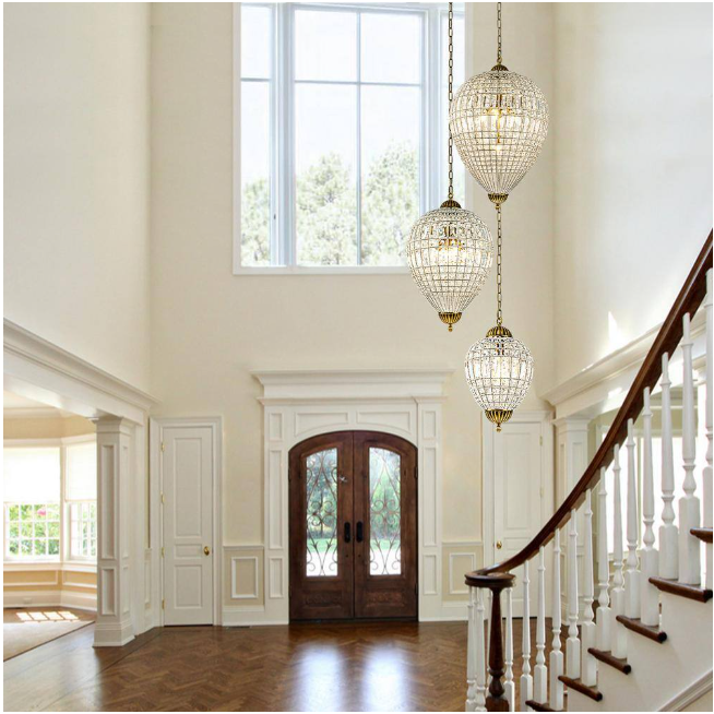 EDISLIVE Allenglade 5-Light Dimmable Brass Chandelier with Crystal Accent